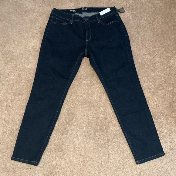 a.n.a Denim - A.n.a. Dark Wash Jeans 16W Mid-Rise Skinny